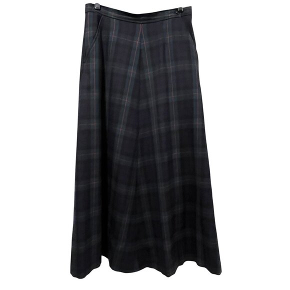 Lauren Ralph Lauren Vintage Tartan Maxi Skirt, Wool, 8 - Picture 1 of 8